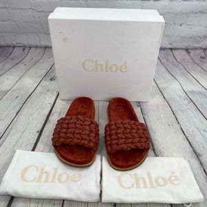 Chloé Kacey Flat Slide Women’s 7.5 NEW MSRP $795